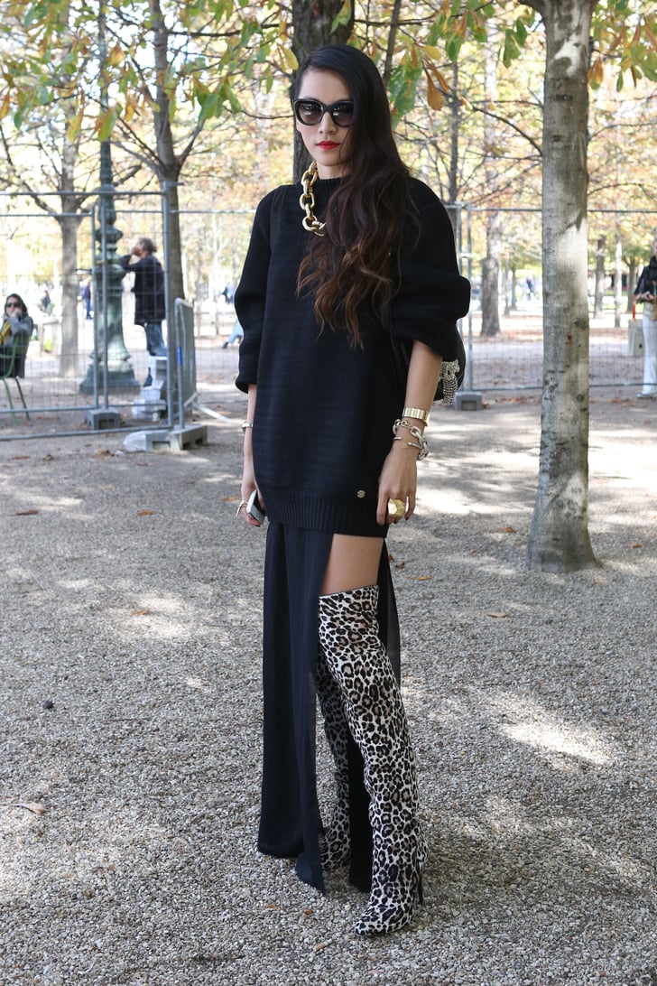 leopard boots outfit
