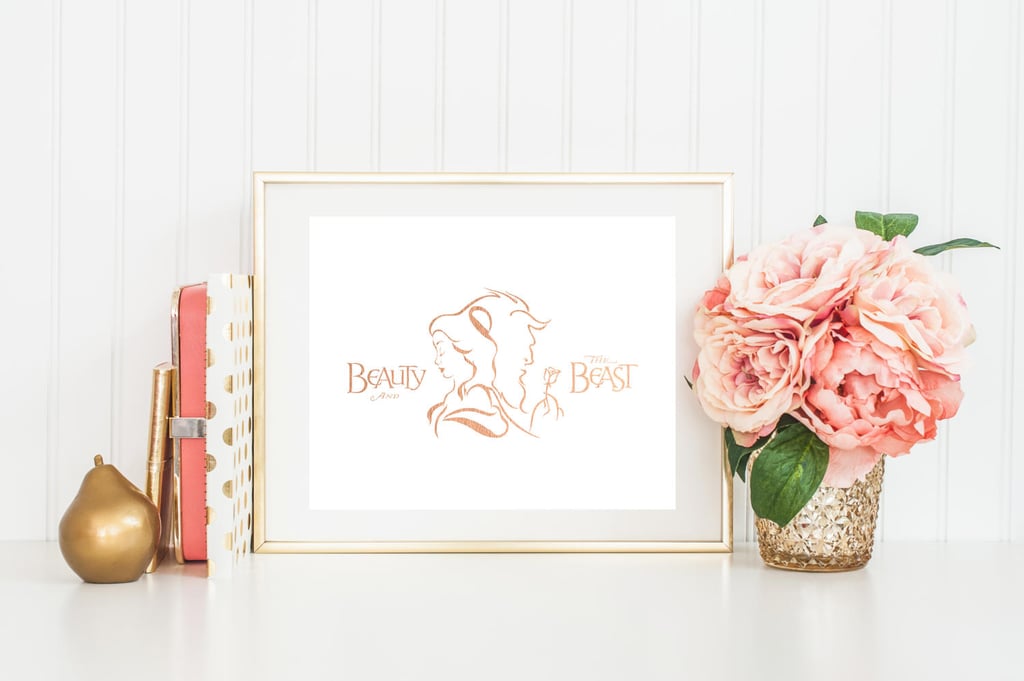 Beauty and the Beast Foil Print ($10-$21)