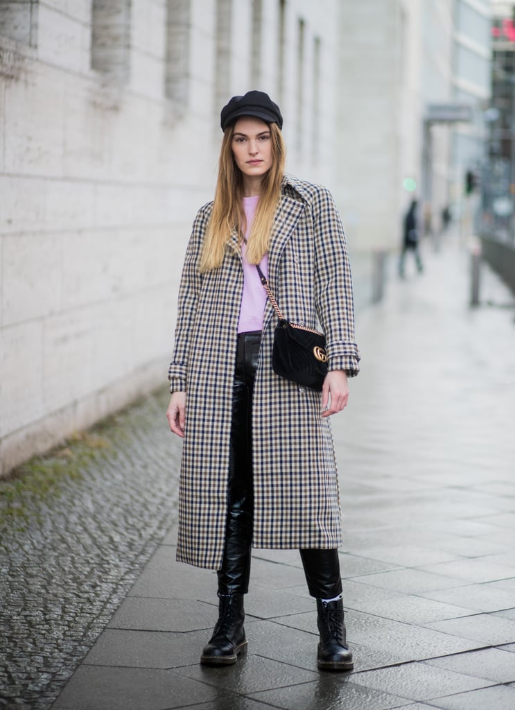 Stand Out in a Checkered Coat and Newsboy Cap