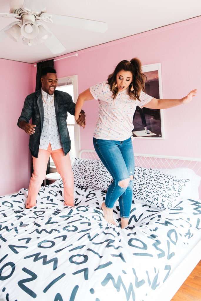 Retro '80s and '90s Engagement Shoot