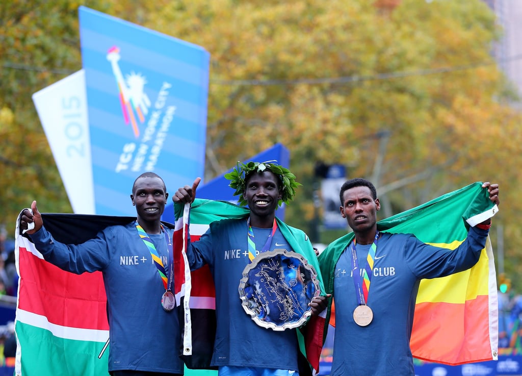 Kamworor came in second with a time of 2:10:48, and Lelisa Desisa of Ethiopia finished third with a time of 2:12:10.