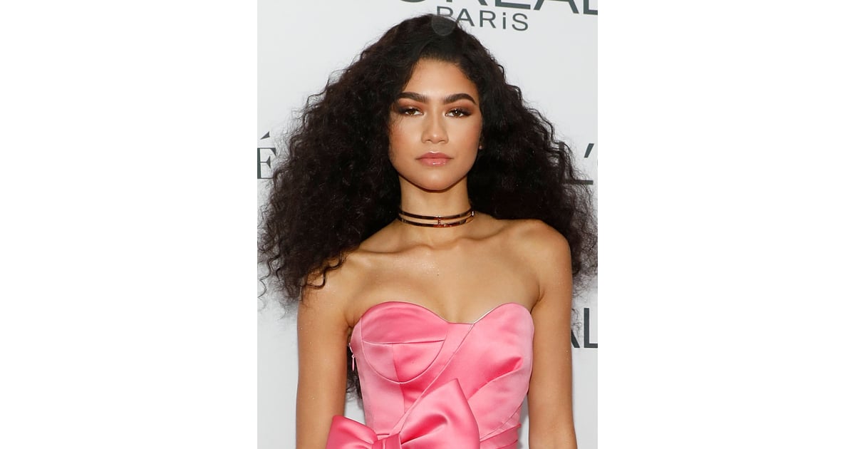 Zendaya's Natural Curls at the Glamour Women of the Year Awards in 2017 ...