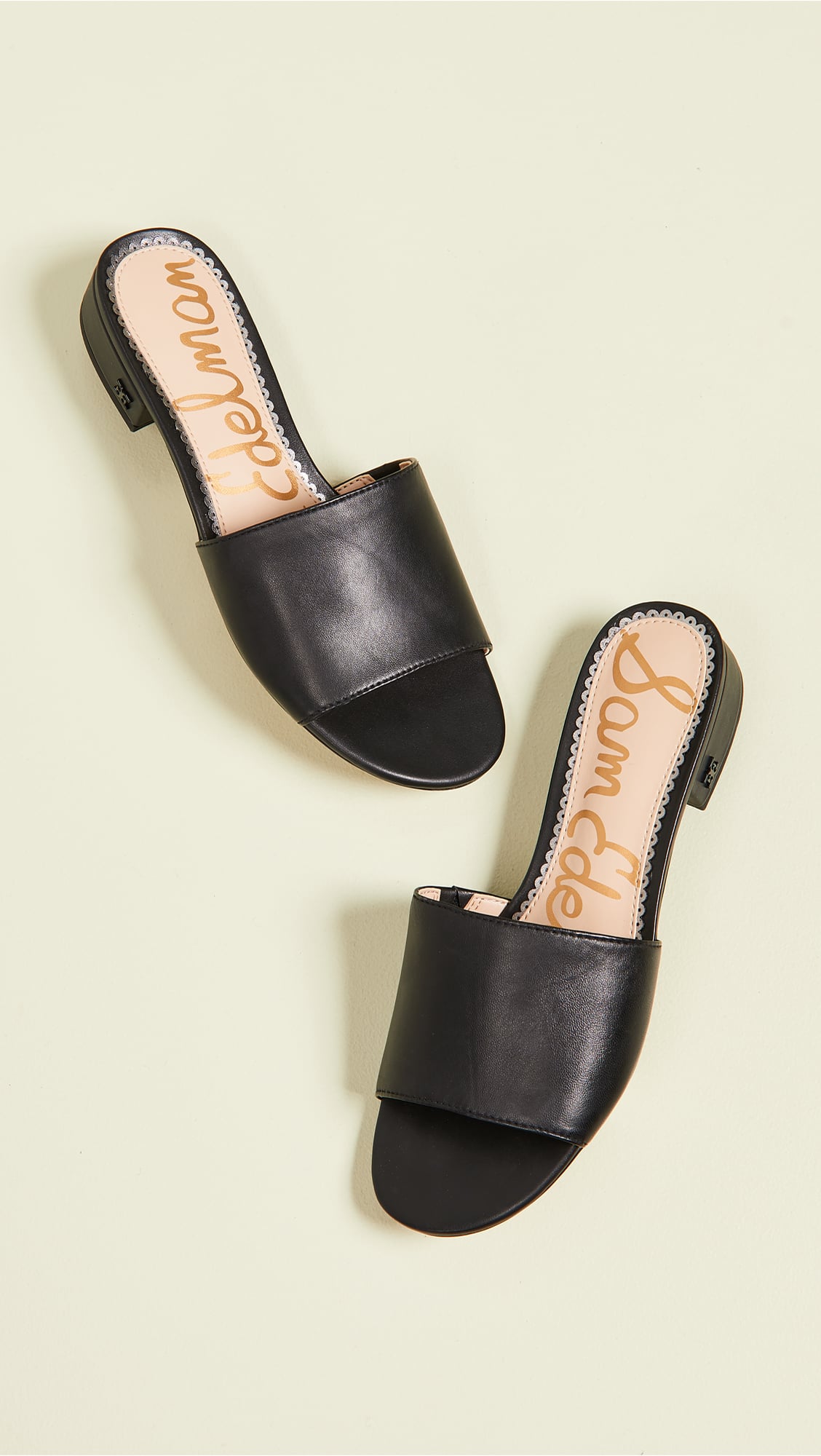 sam edelman leather slides