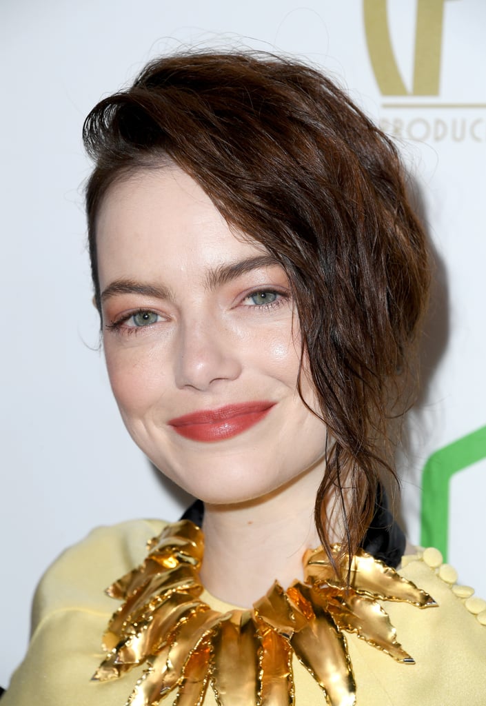 Emma Stone Brunette Hair January 2019