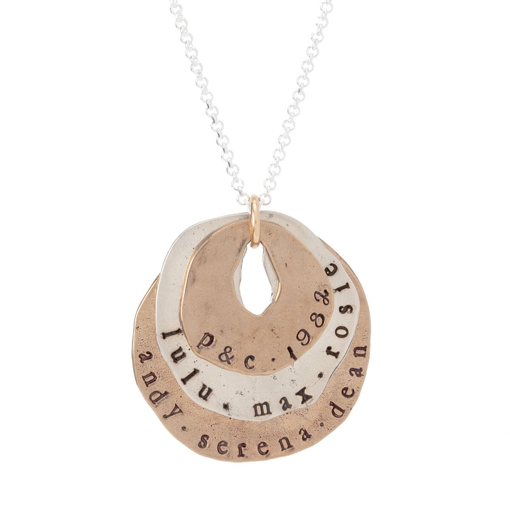 Personalized Family Circles Necklace