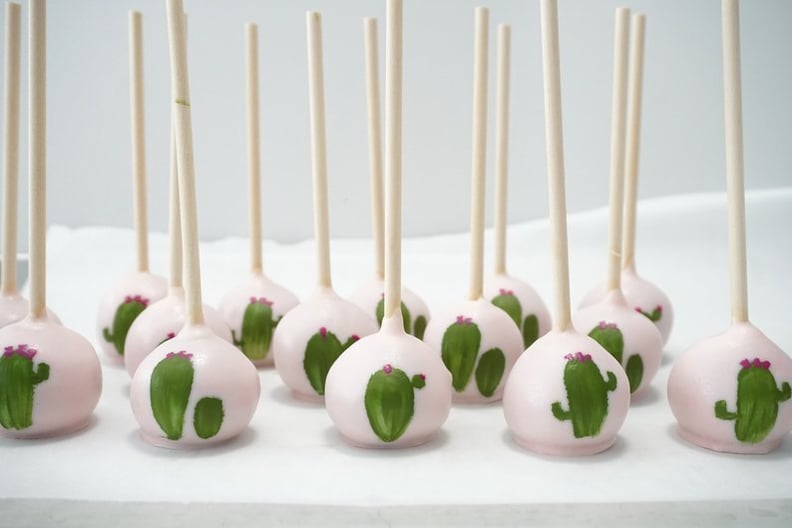 Succulent Hand-Painted Cake Pops