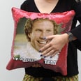 You're a Cotton-Headed Ninny Muggins If You Don't Want This Buddy the Elf Sequin Pillow