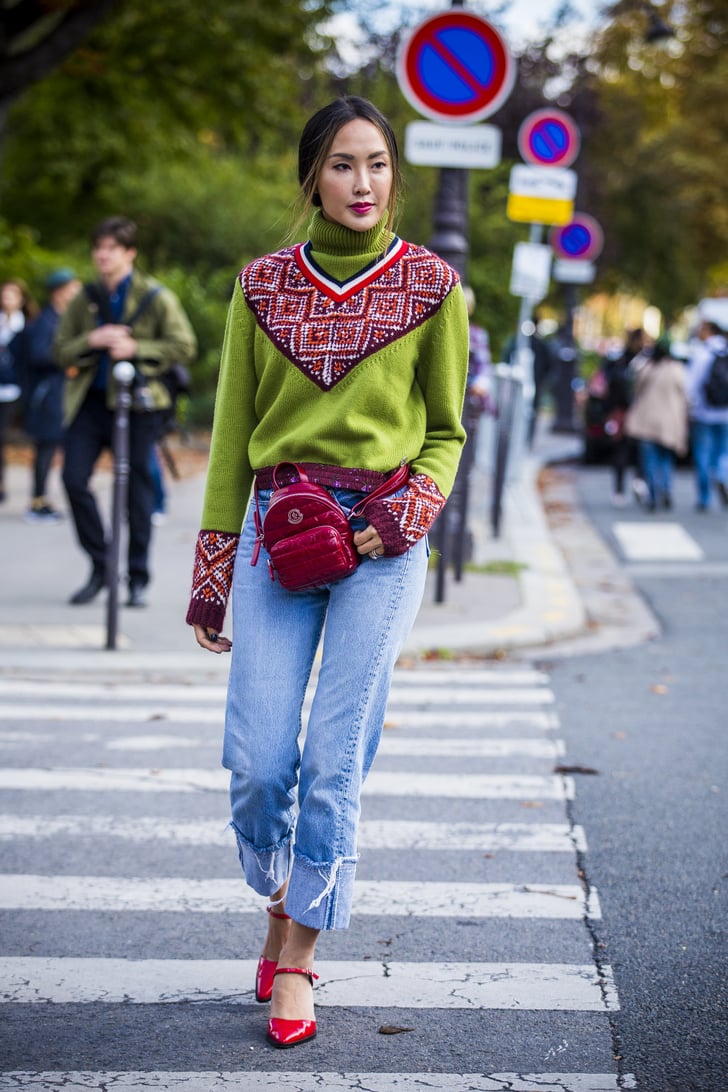 Wear a Mini Backpack Around Your Waist Outfit Inspiration For 2018