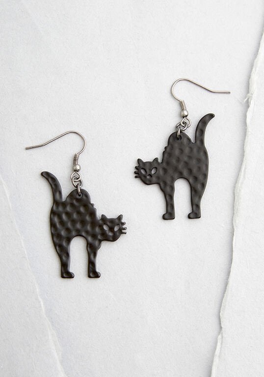 Cat Attack Dangle Earrings