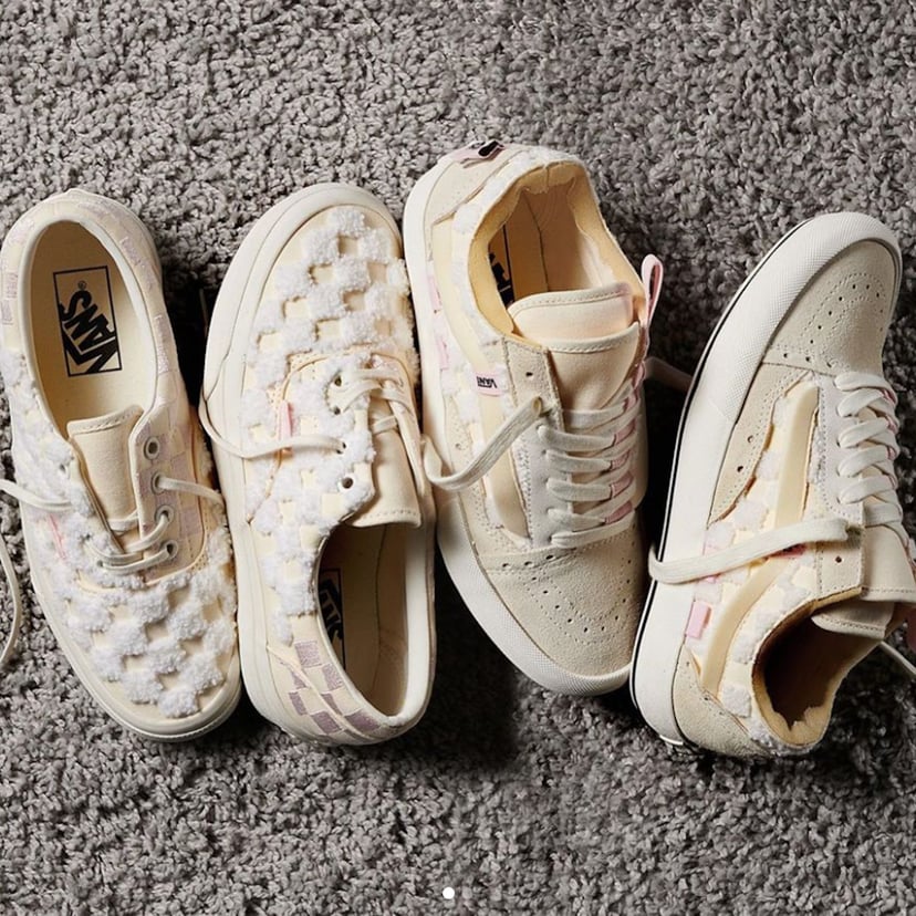 Vans Fuzzy Chenille Sneakers 2020 POPSUGAR Fashion