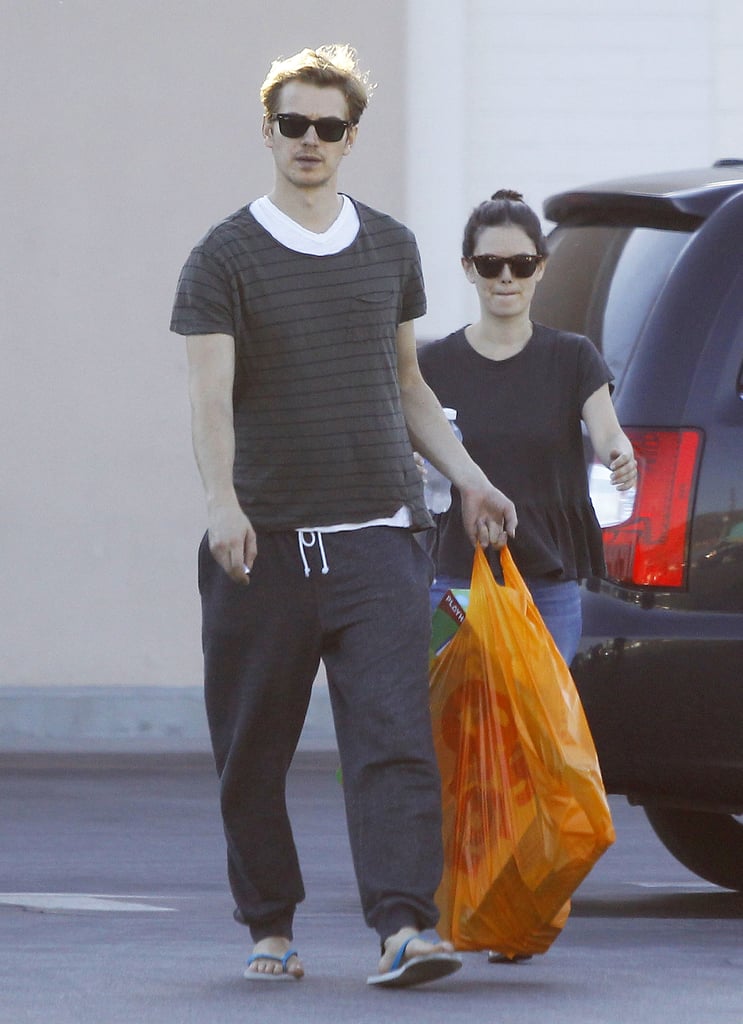 Rachel Bilson and Hayden Christensen at Toys "R" Us