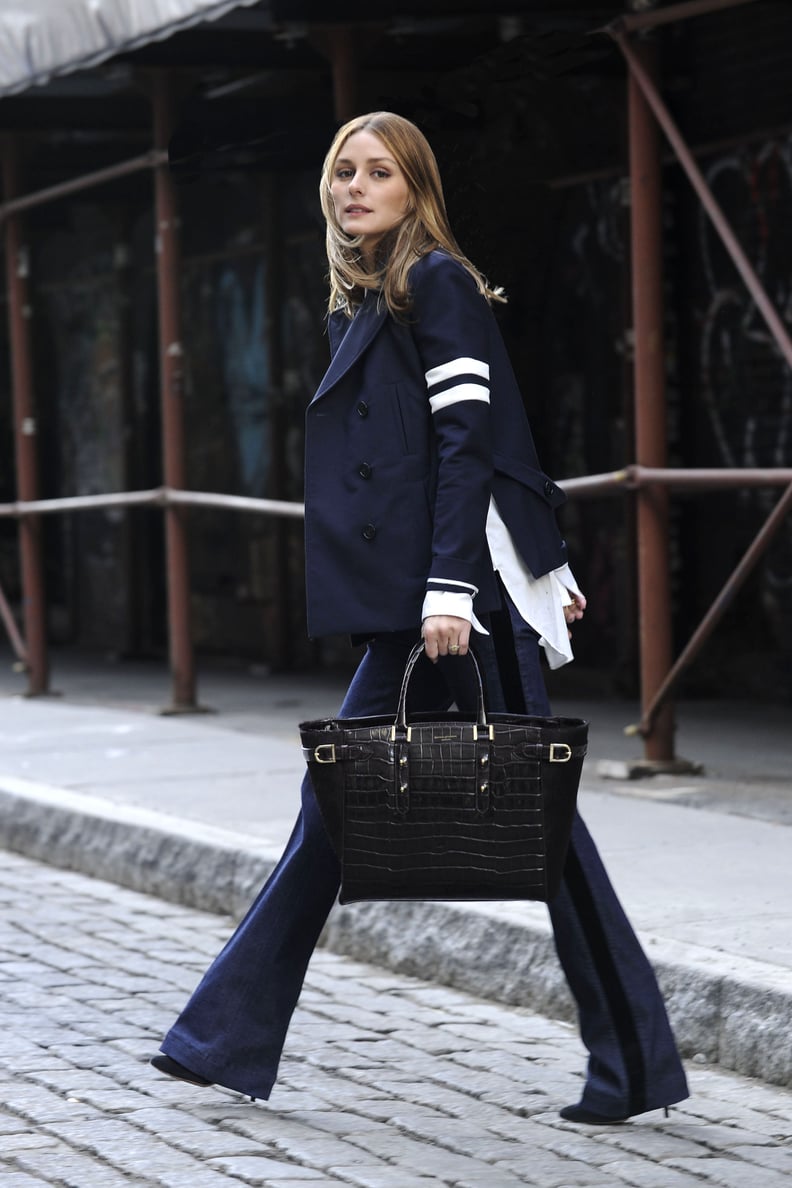 Olivia Palermo Carrying the Marylebone Tote