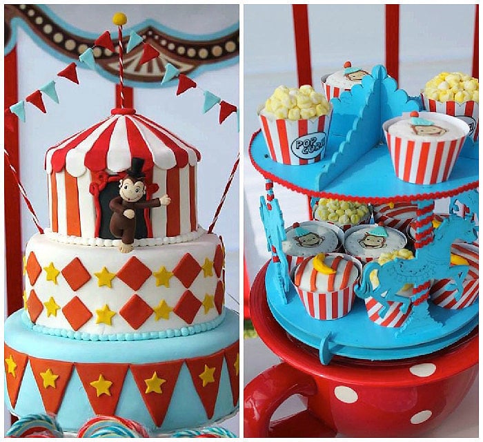A Curious George Circus Birthday Party