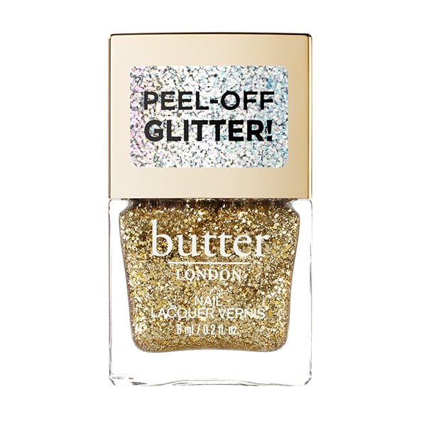 Butter London Peel-Off Glitter Nail Lacquer in Gold Rush