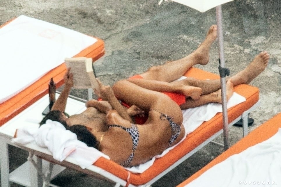 Bradley Cooper and Irina Shayk on the Beach in Italy 2018