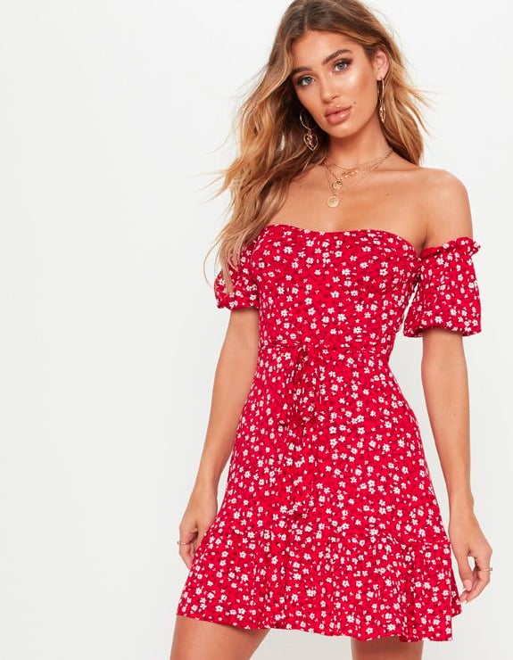 little red summer dress