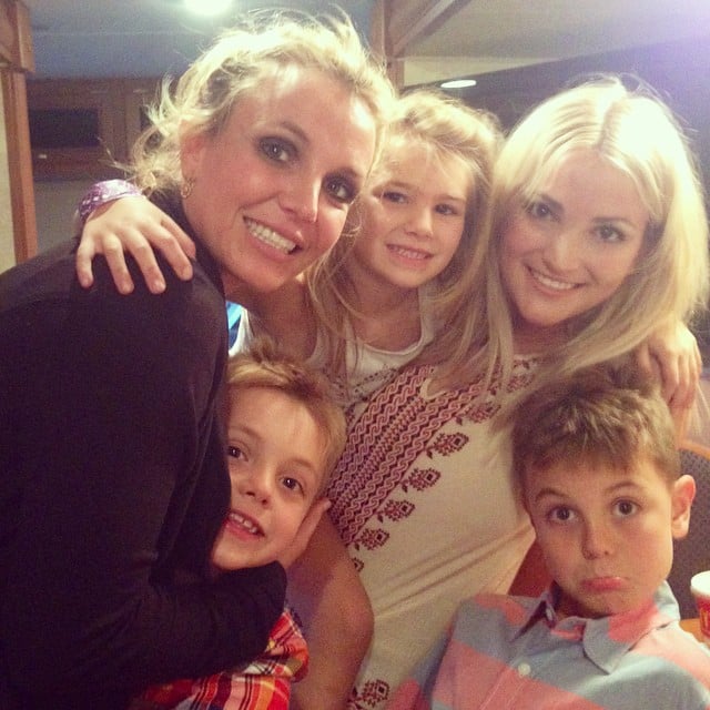 The Spears sisters were surrounded by their children before Jamie | Britney Spears Family ...