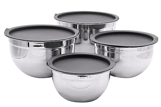 Our Table 8-Piece Stainless Steel Bowls Set