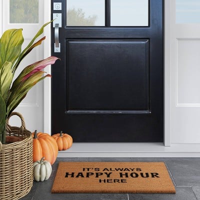 It's Always Happy Hour Around Here Door Mat