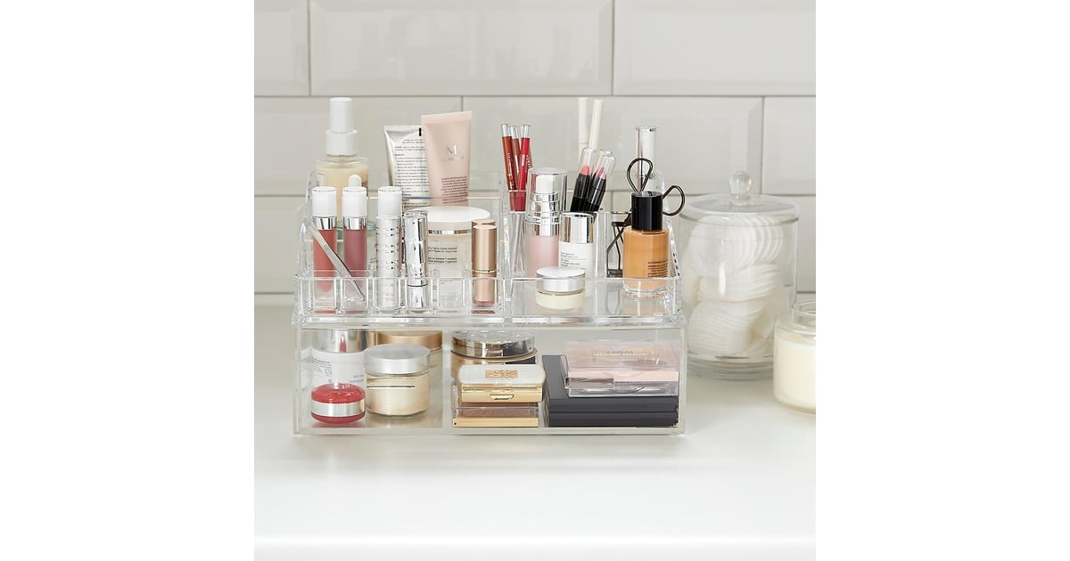 The Container Store Luxe Acrylic Makeup Organizer Storage Kit | The