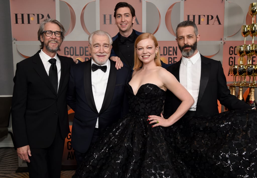 The Cast of Succession at the Golden Globes