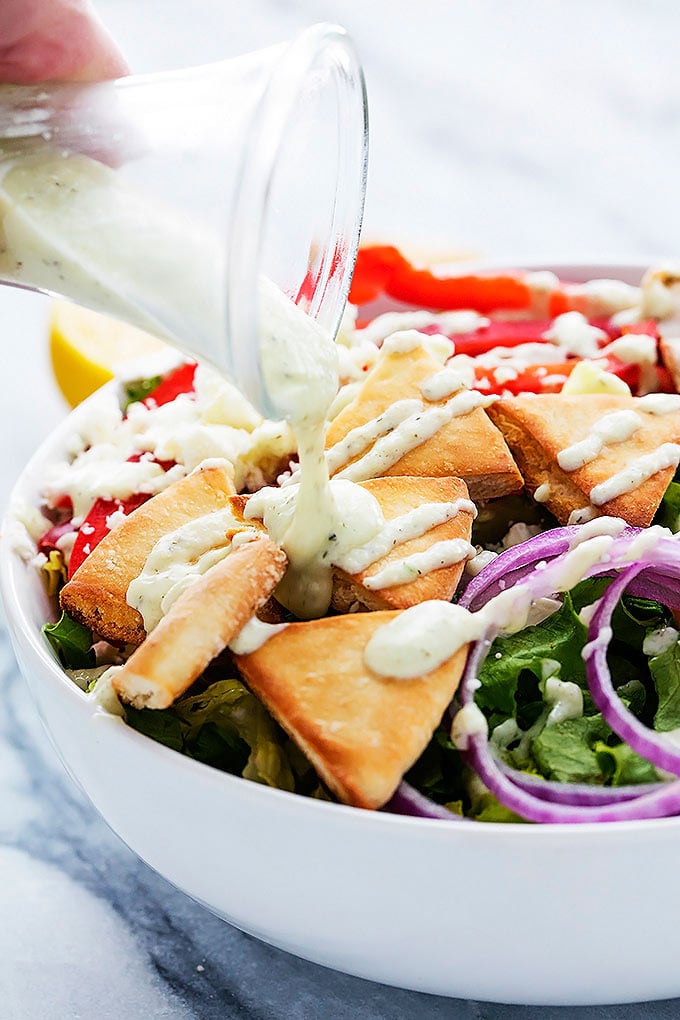 Chicken Gyro Salad