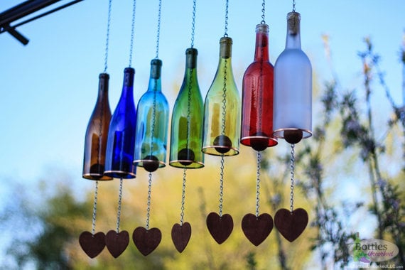 Wine Bottle Wind Chime