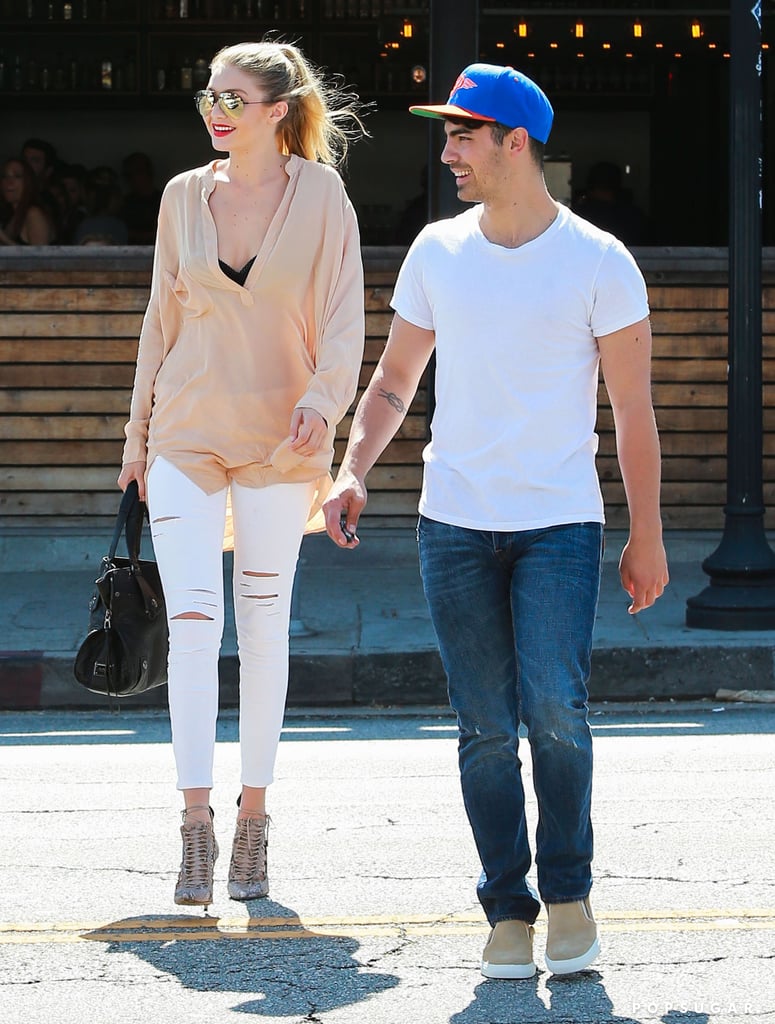 Taylor Swift and Calvin Harris After Jaime King Baby Shower