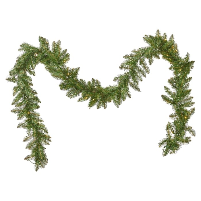 Fraser Fir Prelit Warm White LED Artificial Christmas Garland