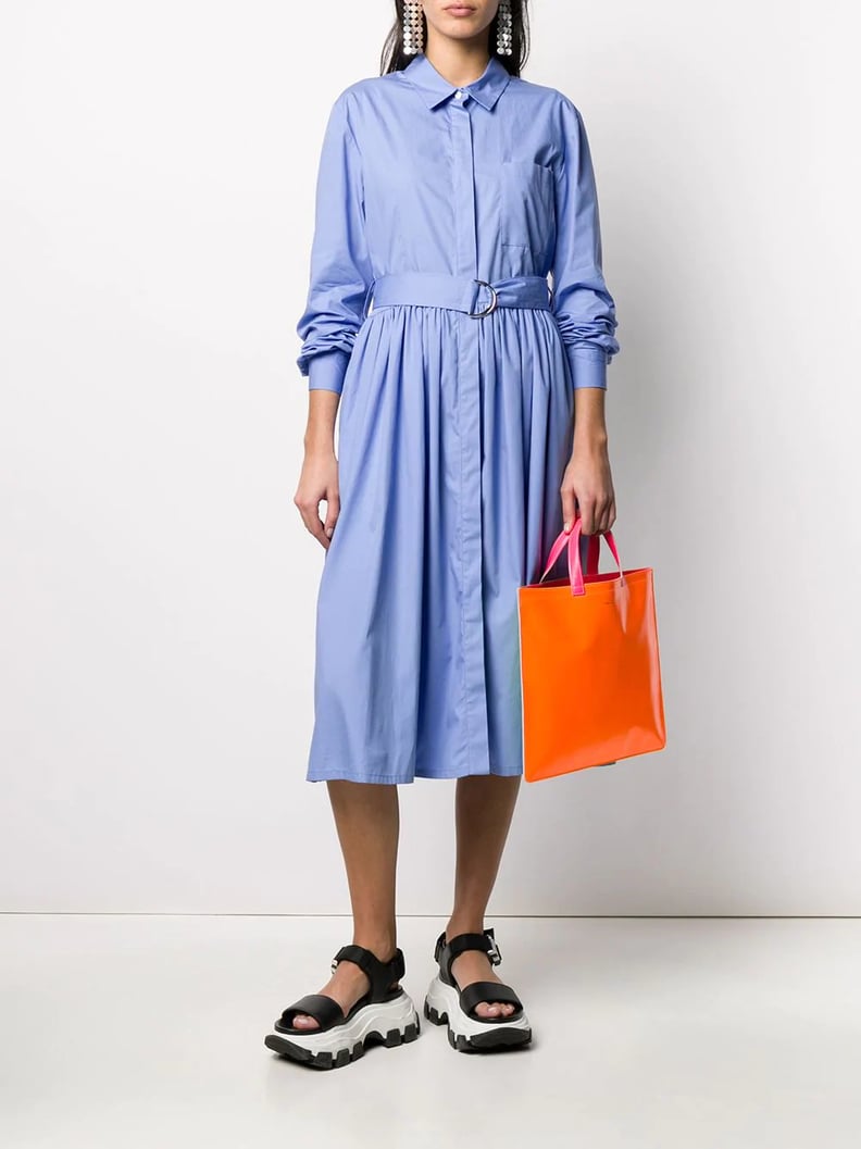 MSGM Belted Shirt Dress