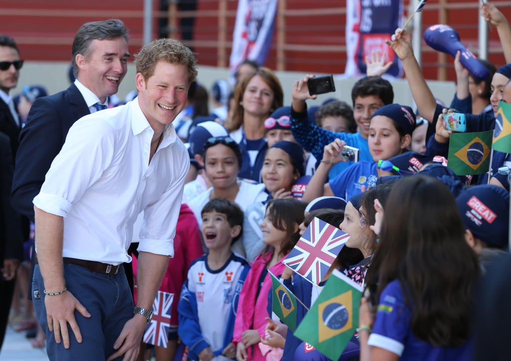 Prince Harry at the World Cup in Brazil