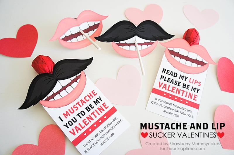 Mustache and Lip Printable
