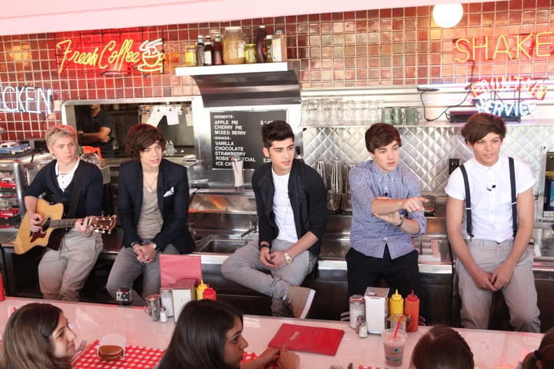 One Direction at a VEVO Go Show in LA in 2012