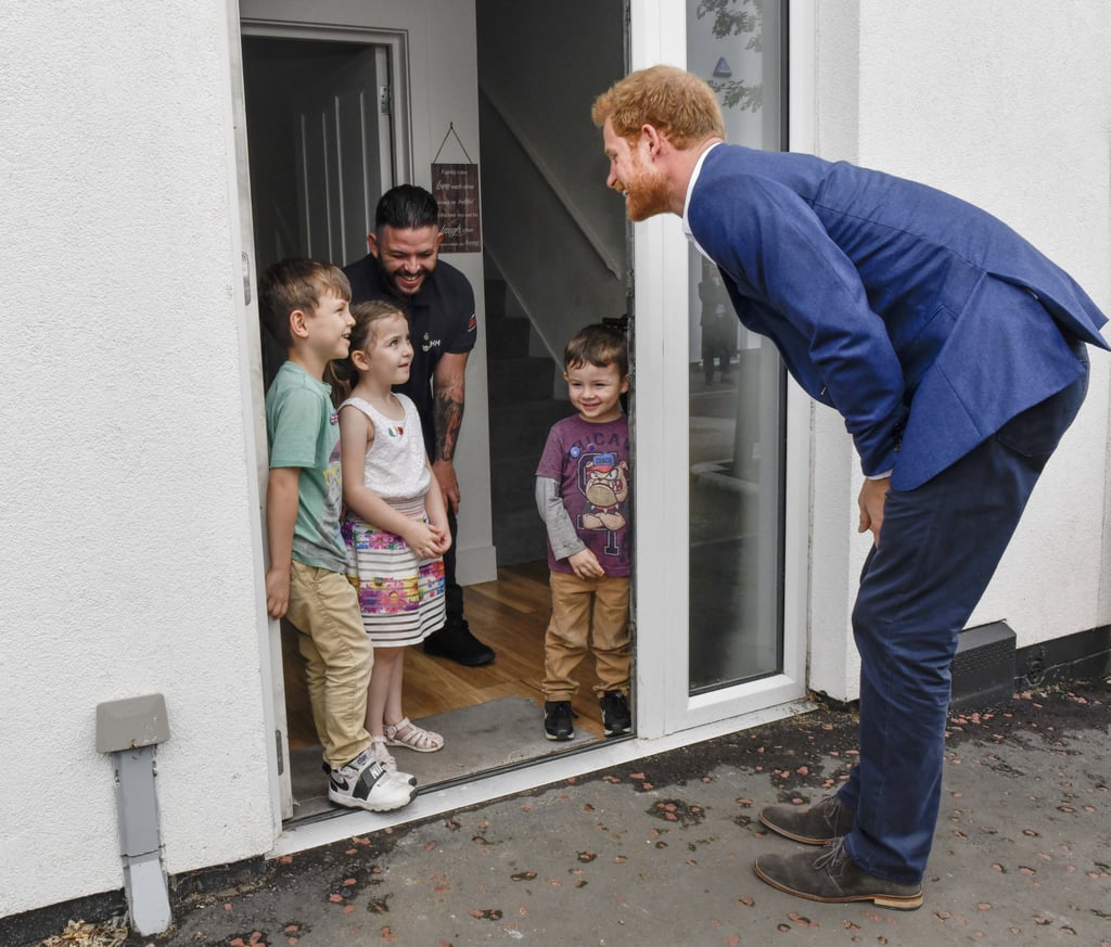 Prince Harry in Manchester, England, September 2017