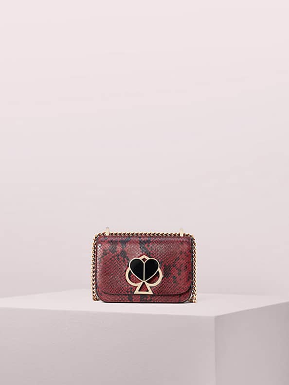 Nicola glitter twistlock small convertible chain shoulder bag best sale