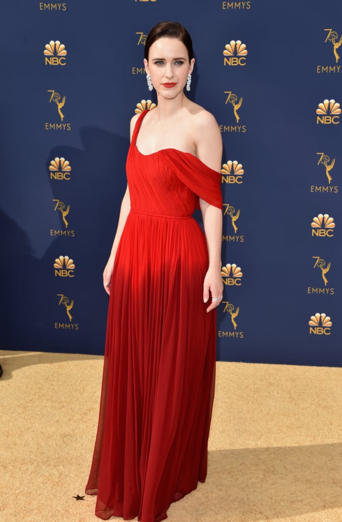 Rachel Brosnahan Oscar de la Renta Dress at the 2018 Emmys