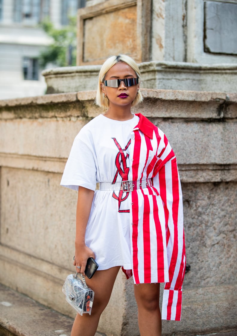 July 4 Outfit Idea: Logos and Stripes