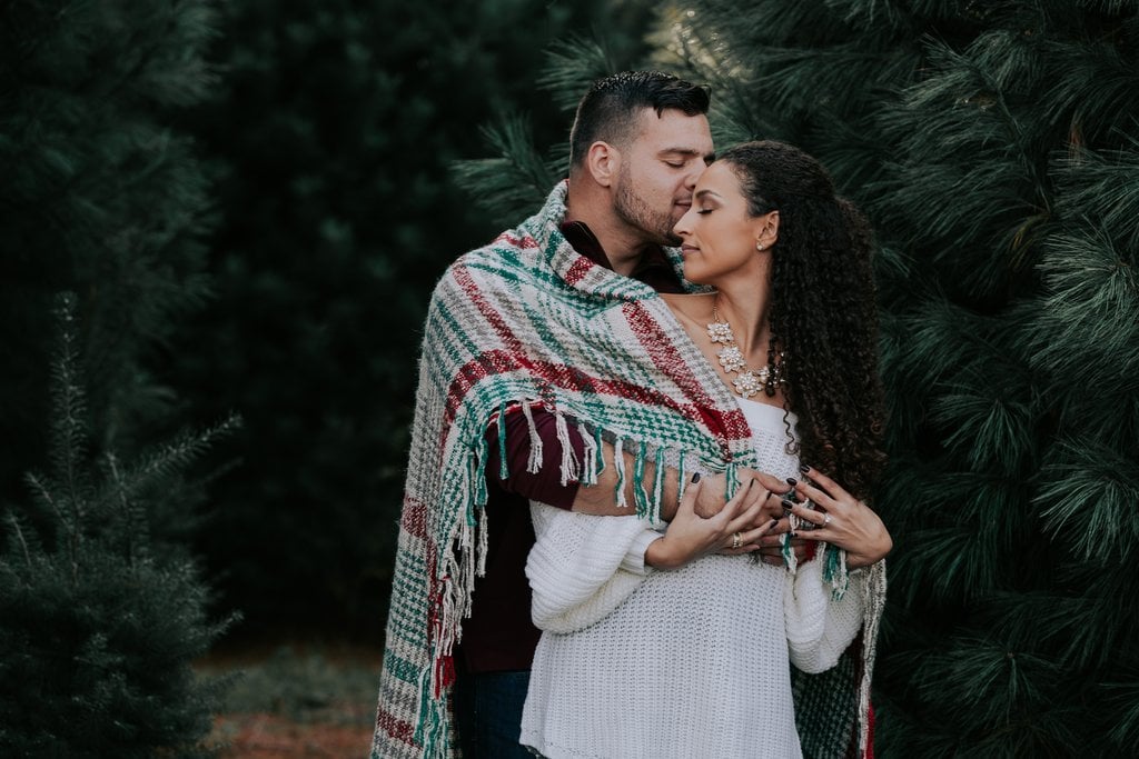 Cozy Up Together What To Wear For Winter Engagement Photos Popsugar Fashion Photo 6