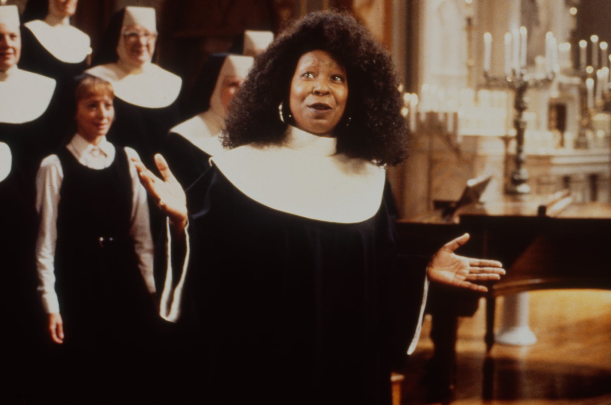 SISTER ACT, Whoopi Goldberg, 1992.  Buena Vista Pictures / Courtesy Everett Collection