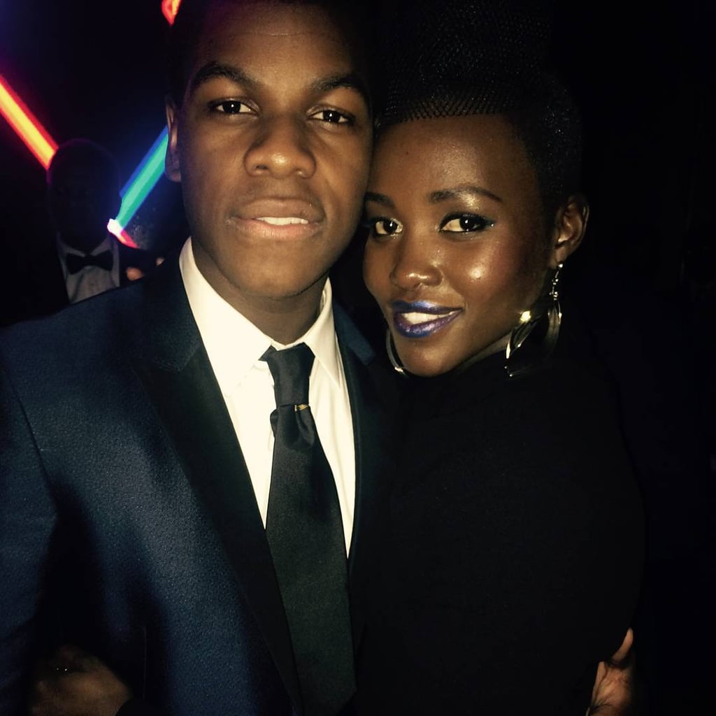 "Let it be known: I adore this man. @john_boyega A Force and a fun one at that. @starwars #theforceawakens London premiere."