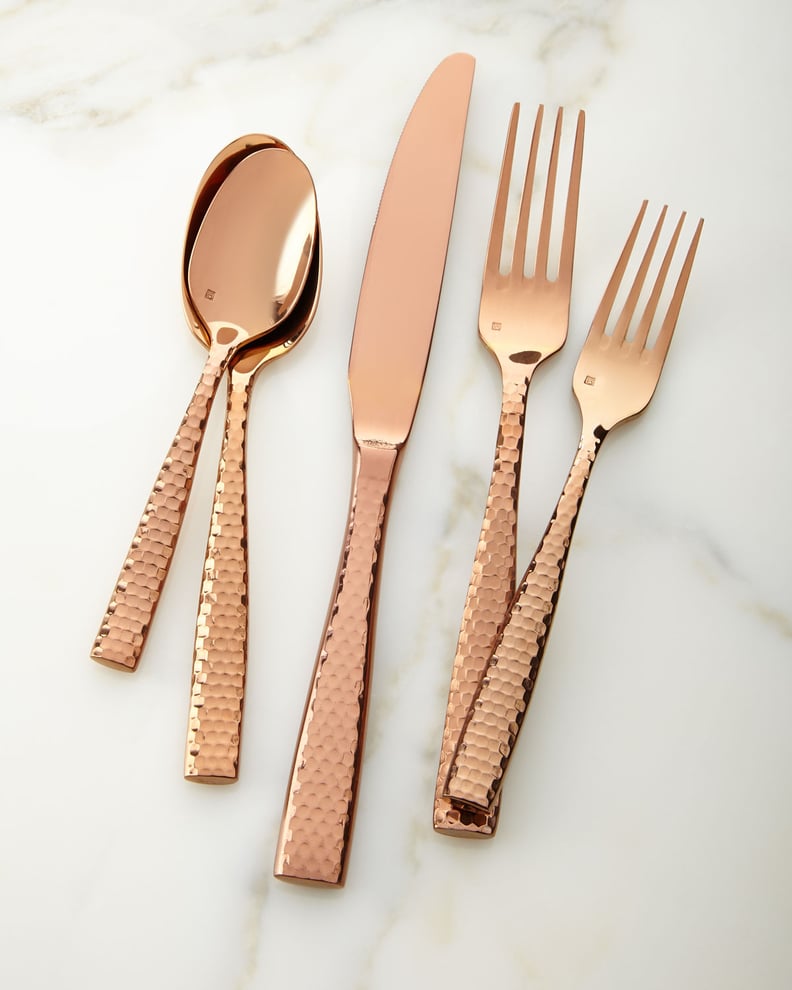 Lucca Rose Golden Flatware 20-Piece Set