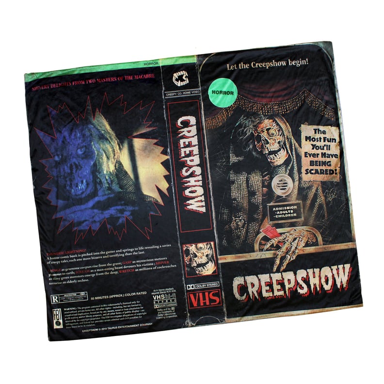 Creepshow VHS Throw Blanket