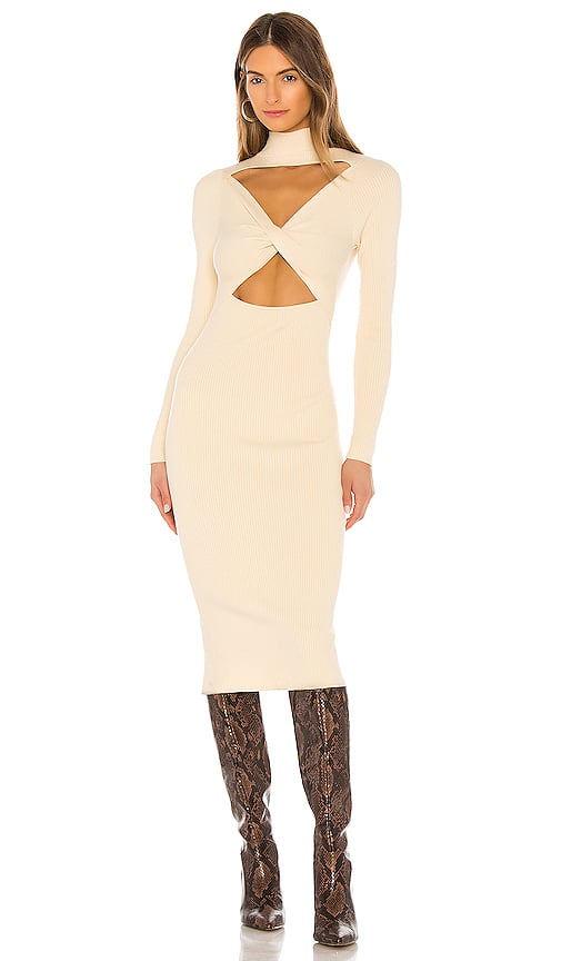 Lovers + Friends Eron Knit Dress in Ivory