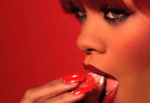 Strawberries and Whipped Cream Rihanna