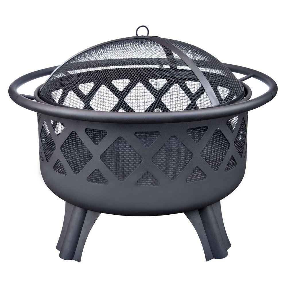 With its streamlined profile, the 29.5" Steel Fire Pit with Cooking Grate ($89) is perfect for making s'mores in a small backyard or patio.