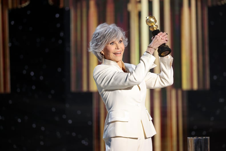 Jane Fonda at the 2021 Golden Globes