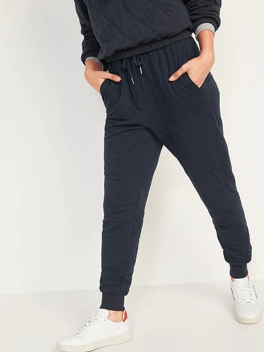Old Navy Extra High-Waisted Quilted Jogger Sweatpants