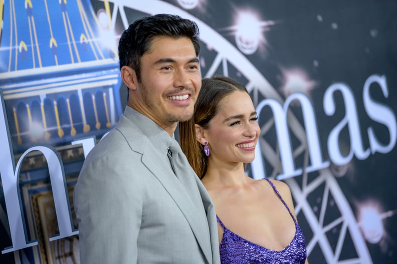 Henry Golding and Emilia Clarke at the Last Christmas Premiere