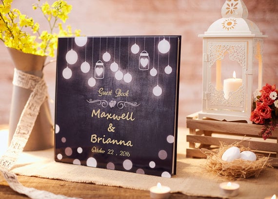 Crystal Acrylic Wedding Guestbook