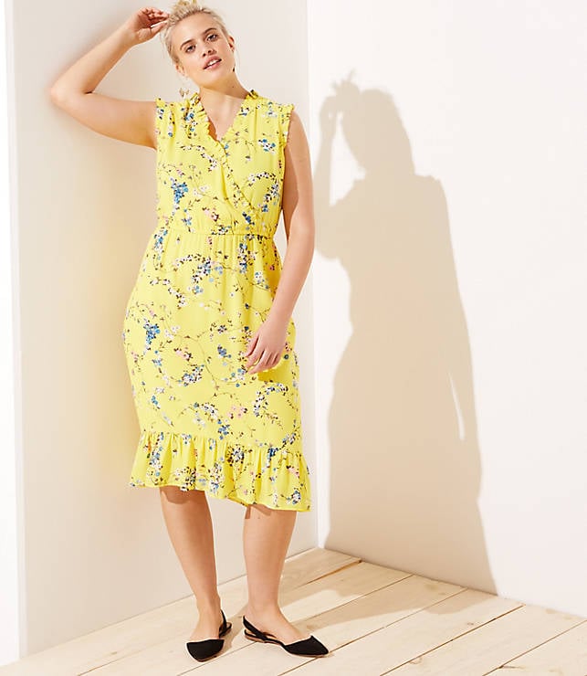 Loft flounce dress 2025